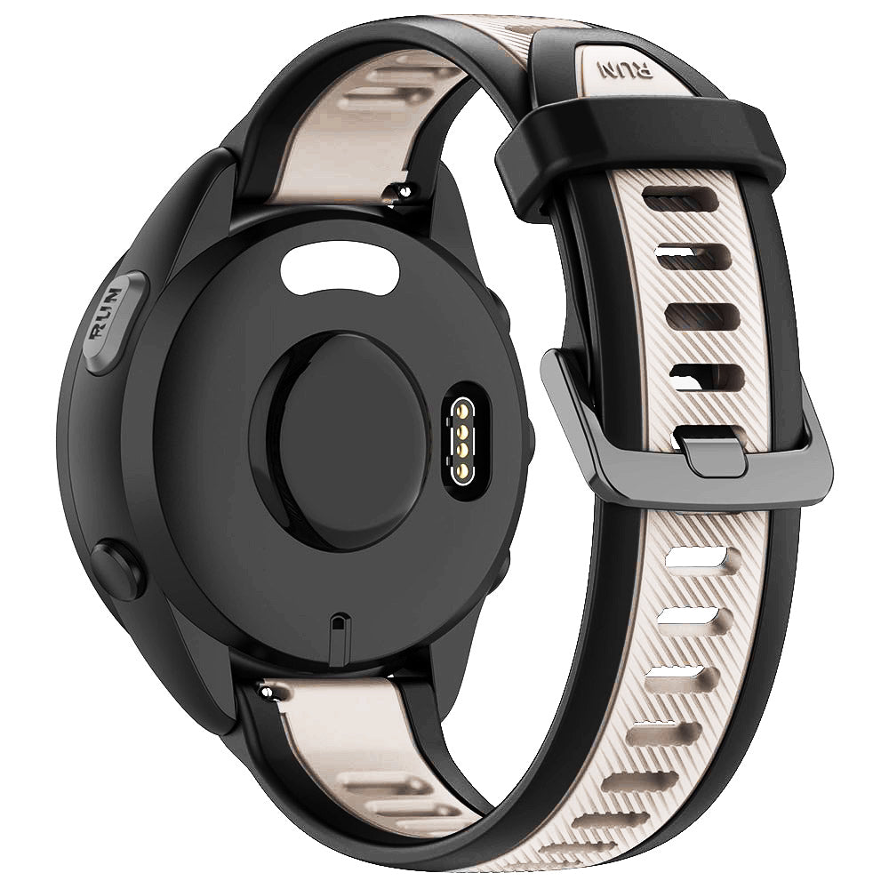 Curea Techsuit W053 pentru Huawei Watch / Garmin Watch Series, 18mm, Bej