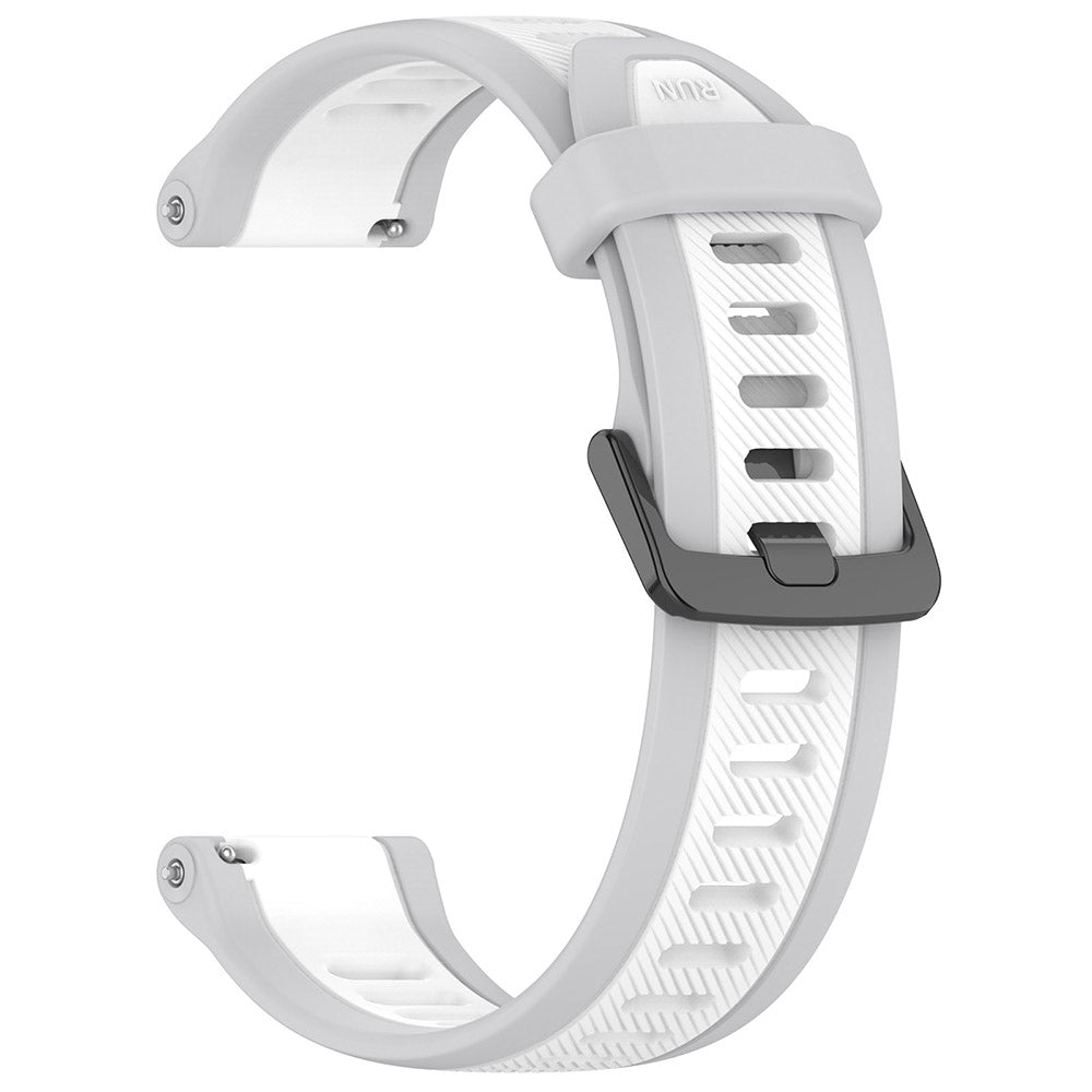 Curea Techsuit W053 pentru Huawei Watch / Xiaomi Watch Series, 22mm, Alba