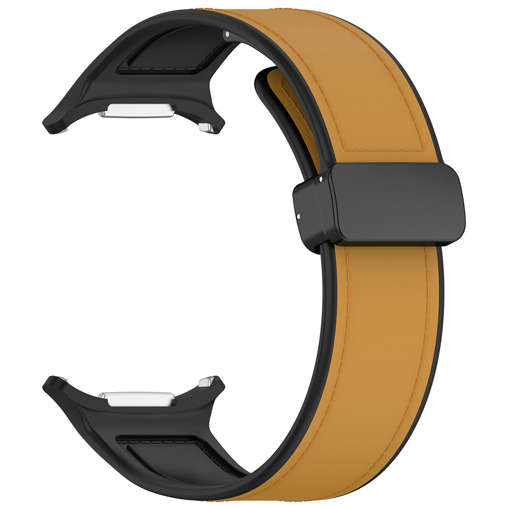 Curea Techsuit W056 pentru Samsung Galaxy Watch Ultra, Maro