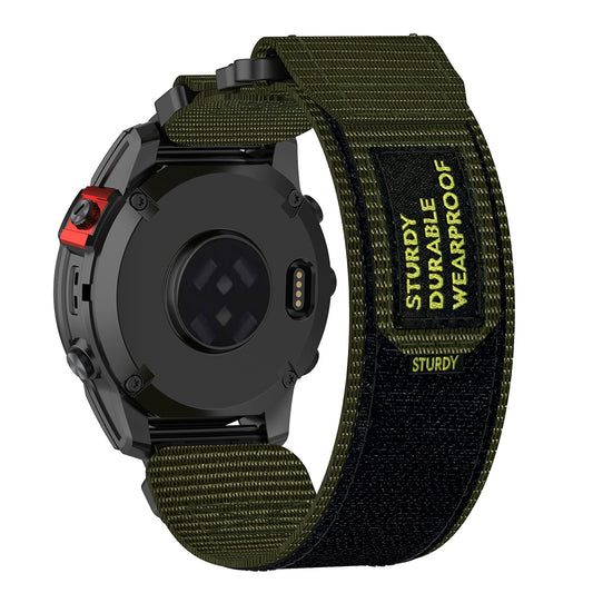 Curea Techsuit W057 pentru Garmin Instinct / Approach / Fenix Watch Series, 20mm, Verde