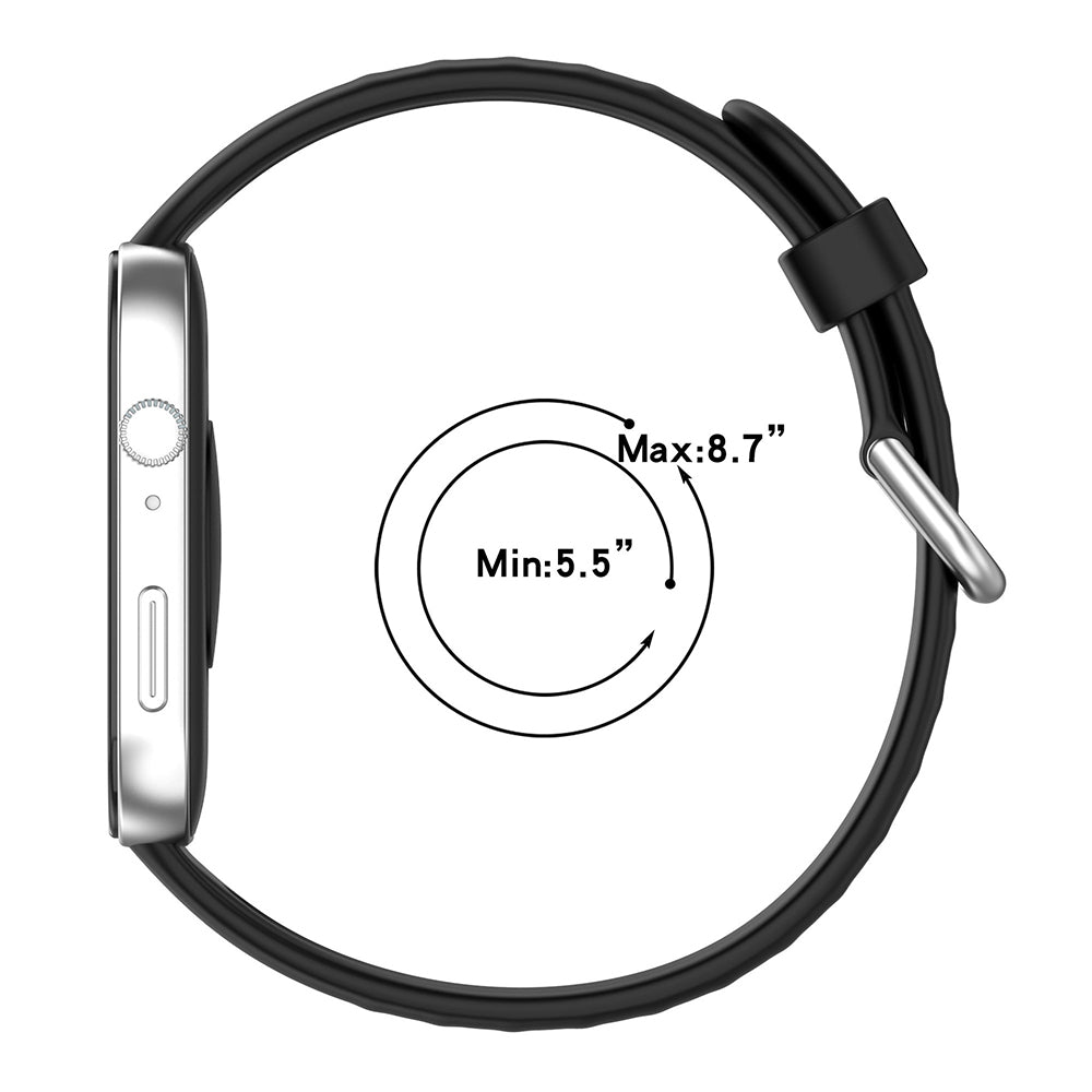 Curea Techsuit W061 pentru Huawei Watch Fit 4 Pro / Fit 4 / Fit 3, Bleumarin