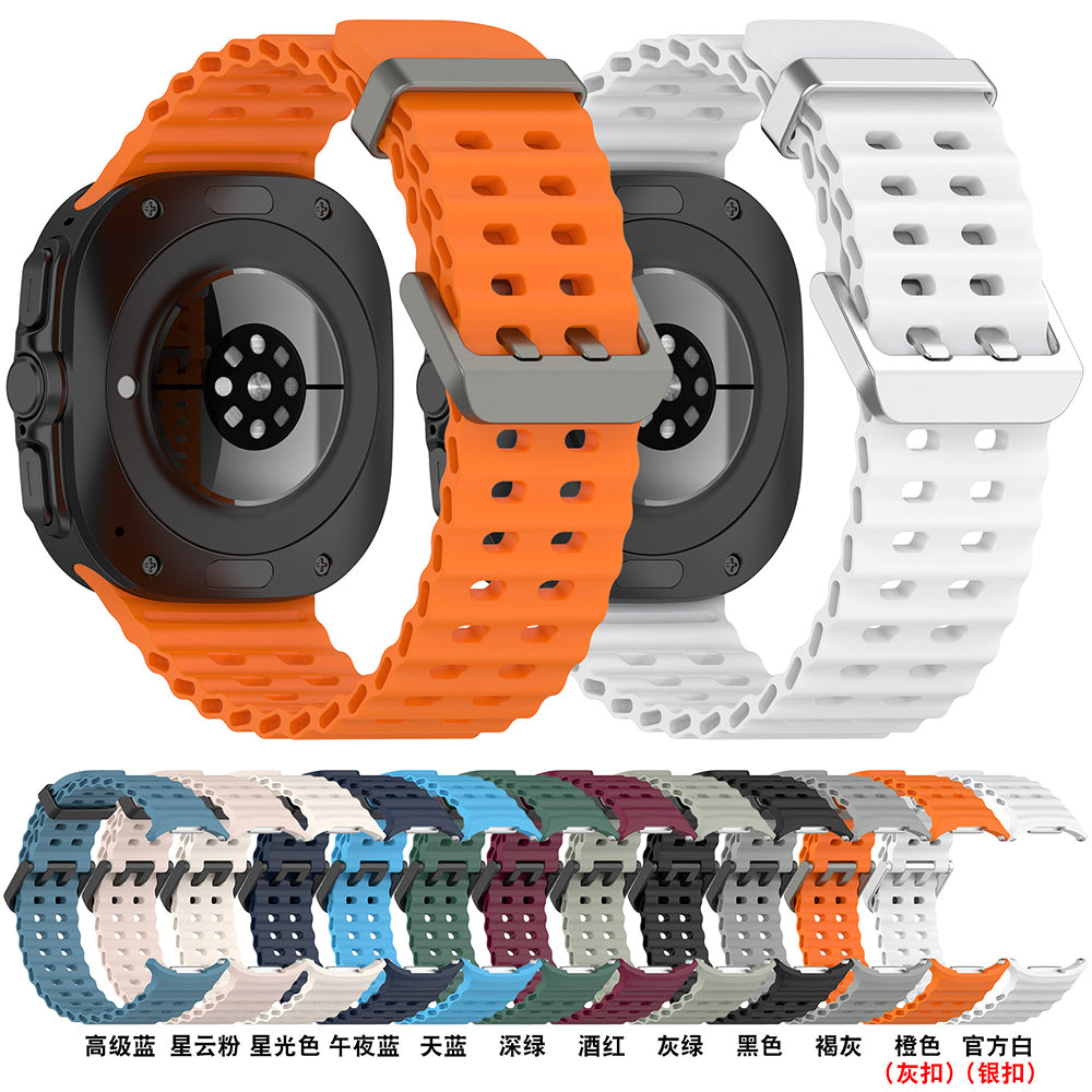 Curea Techsuit W062 pentru Samsung Galaxy Watch Ultra, Verde