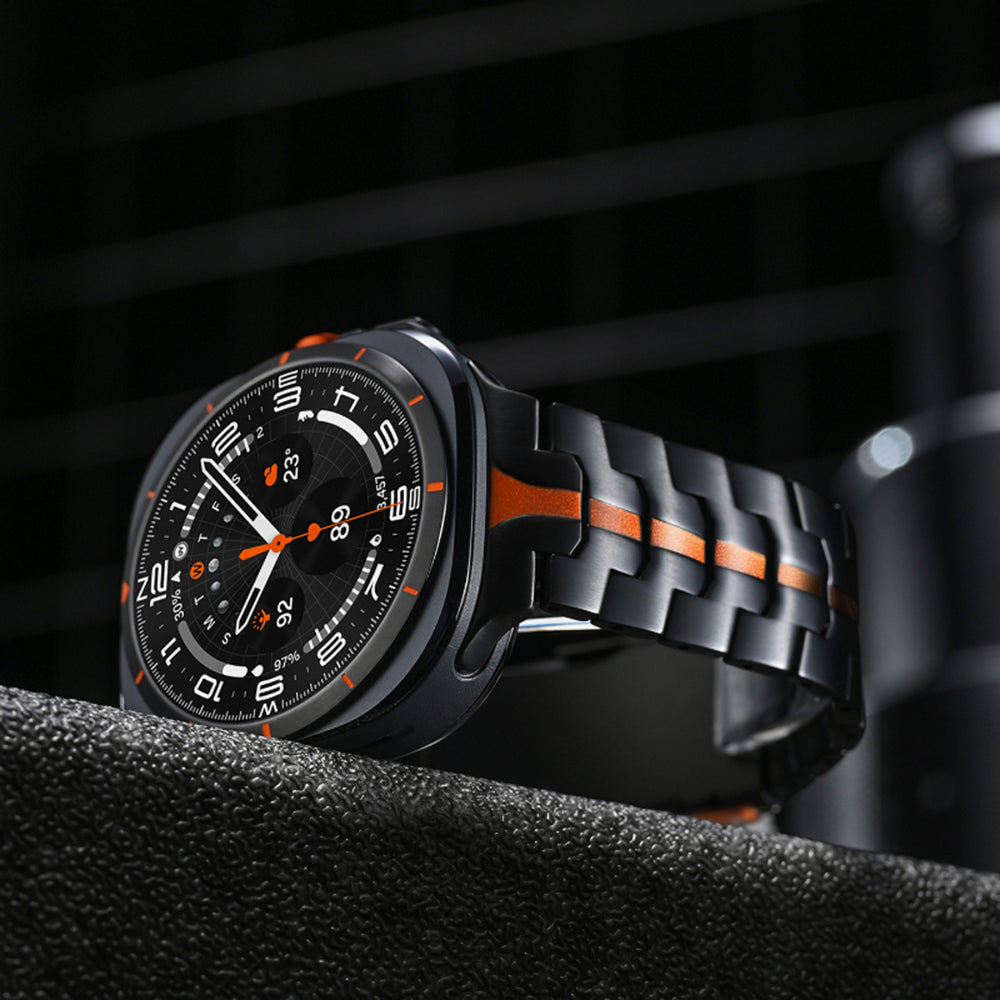 Curea Techsuit W063 pentru Samsung Galaxy Watch Ultra, Gri