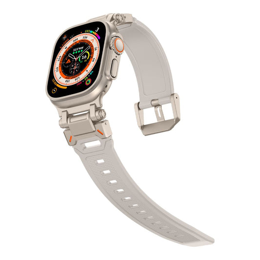 Curea Techsuit W064 pentru Apple Watch 49mm / 46mm / 45mm / 44mm / 42mm Series, Argintie