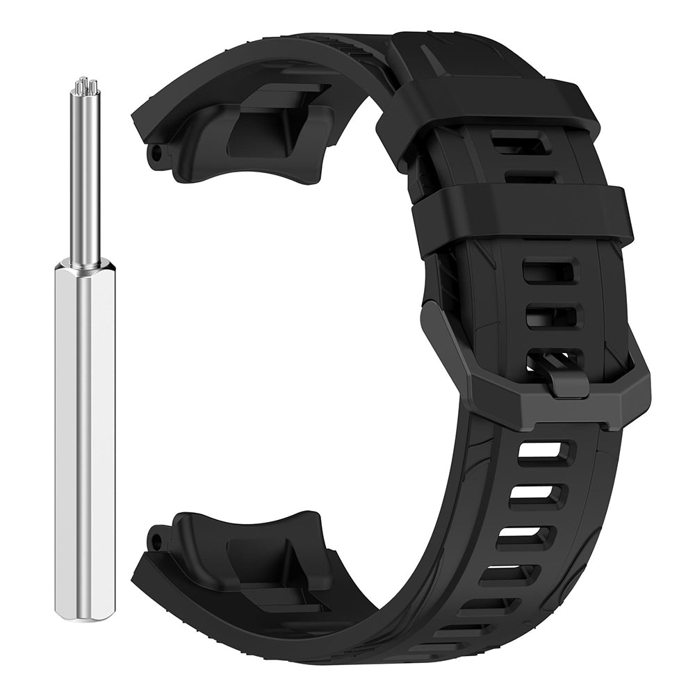 Curea Techsuit W067 pentru Amazfit T-Rex 3, Neagra