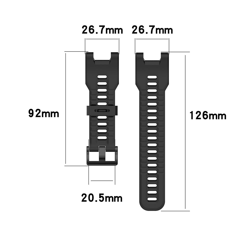 Curea Techsuit W067 pentru Amazfit T-Rex Pro / T-Rex, Crem