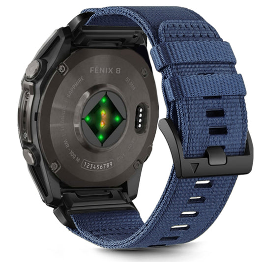 Curea Techsuit W070 pentru Garmin Watch Fenix / Forerunner / Approach Series, 22mm, Bleumarin