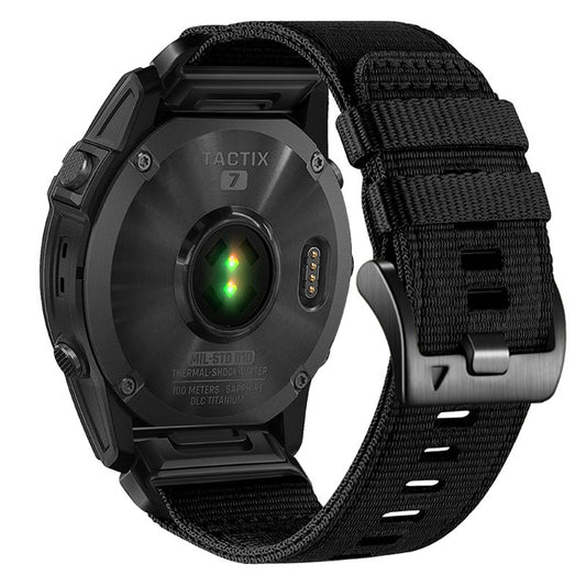 Curea Techsuit W070 pentru Garmin Watch Fenix Series, 26mm, Neagra