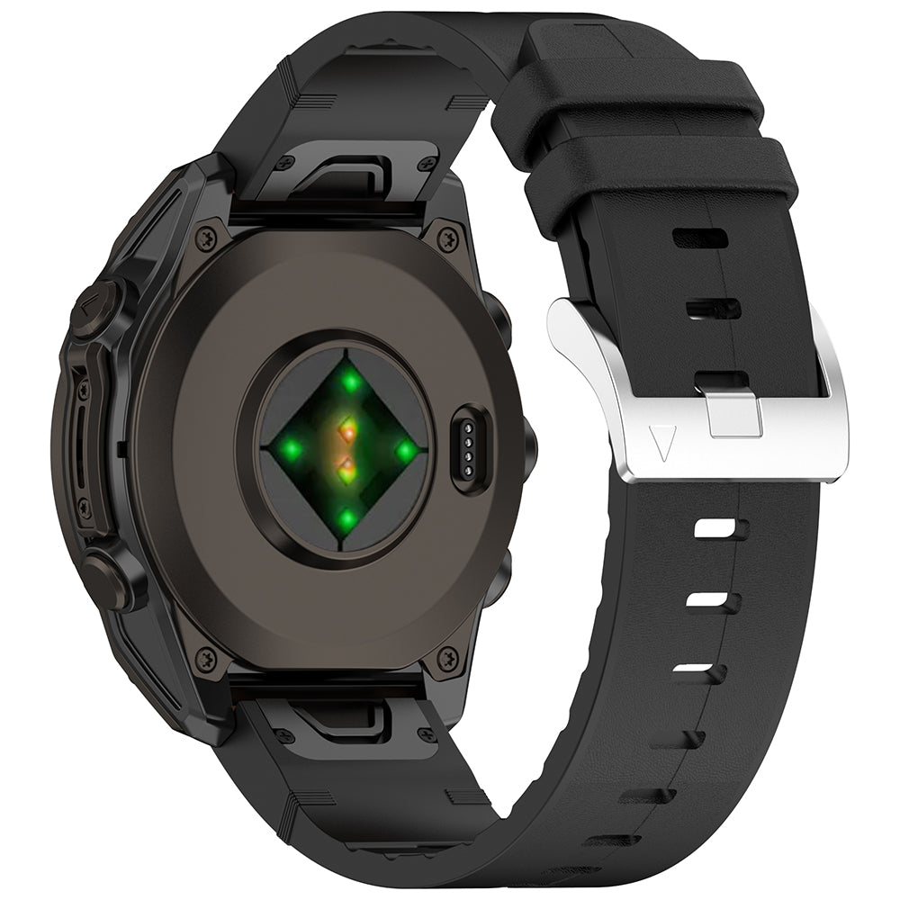 Curea Techsuit W071 pentru Garmin Watch Fenix Series, 26mm, Neagra