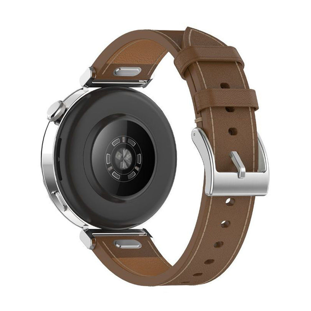 Curea Techsuit W073 pentru Huawei Watch / Garmin Watch Series, 18mm, Maro