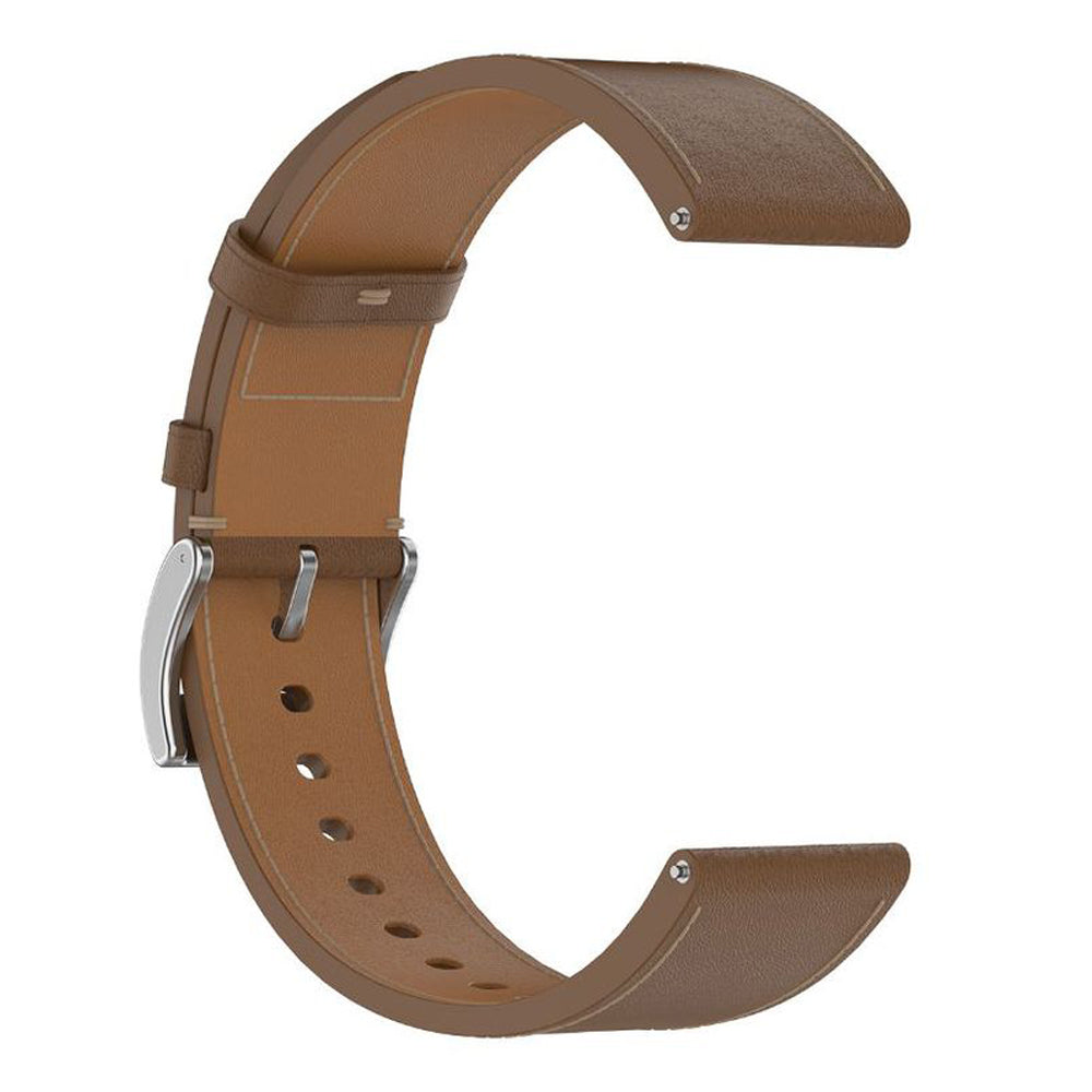 Curea Techsuit W073 pentru Samsung Galaxy Watch / Huawei Watch Series, 22mm, Maro