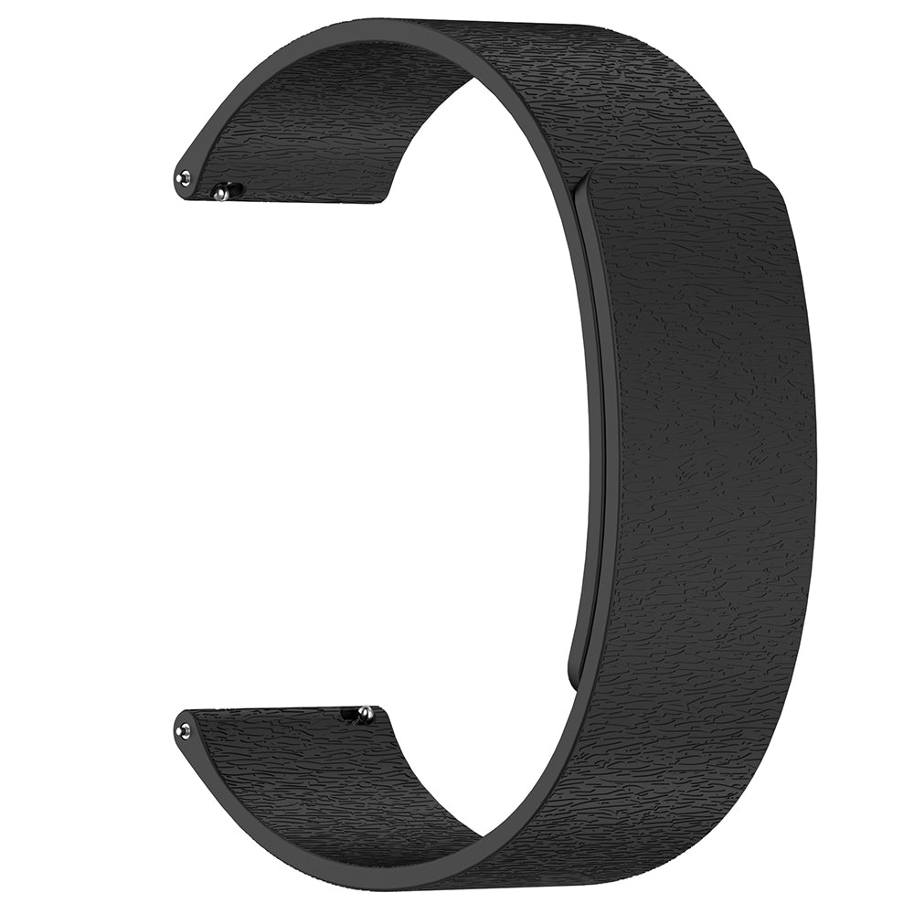Curea Techsuit W074 pentru Samsung Galaxy Watch / Huawei Watch Series, 22mm, Neagra
