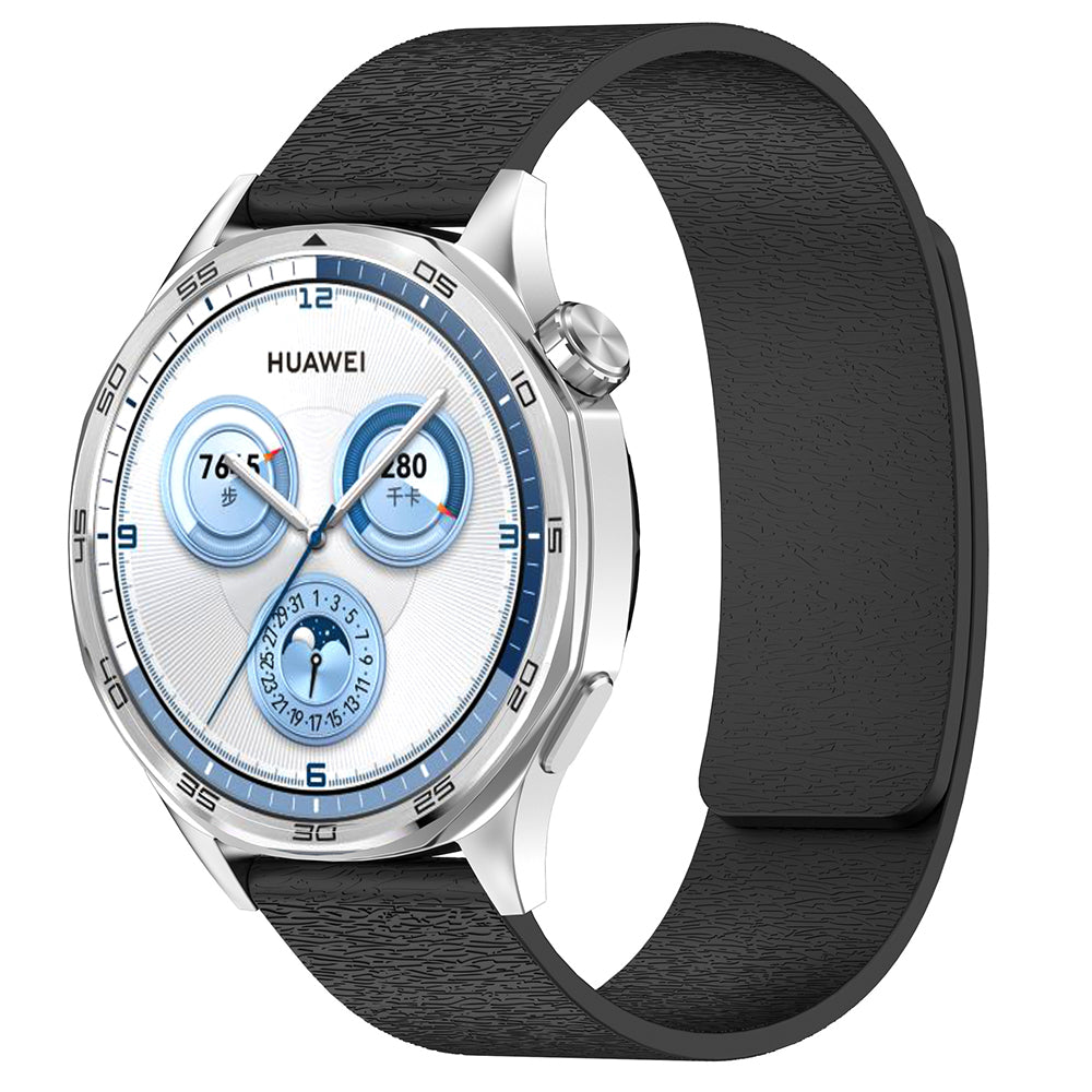 Curea Techsuit W074 pentru Samsung Galaxy Watch Series, 20mm, Neagra