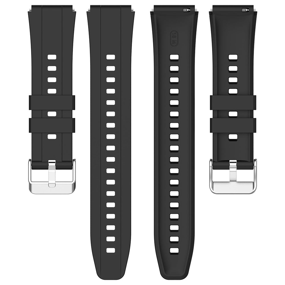 Curea Techsuit W075 pentru Huawei Watch / Garmin Watch Series, 18mm, Gri