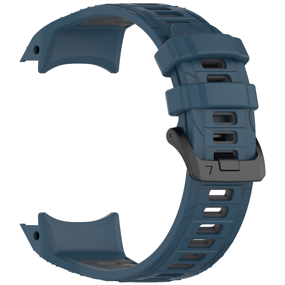 Curea Techsuit W077 pentru Garmin Instinct 3 45mm Solar / Instinct 3 45mm, Bleumarin