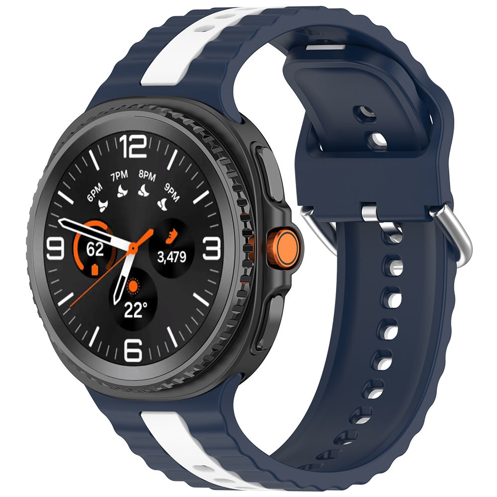 Curea Techsuit W078 pentru Samsung Galaxy Watch8 / Watch8 Classic Series, Bleumarin