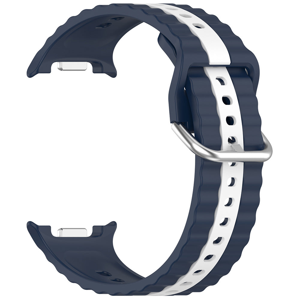 Curea Techsuit W078 pentru Samsung Galaxy Watch8 / Watch8 Classic Series, Bleumarin
