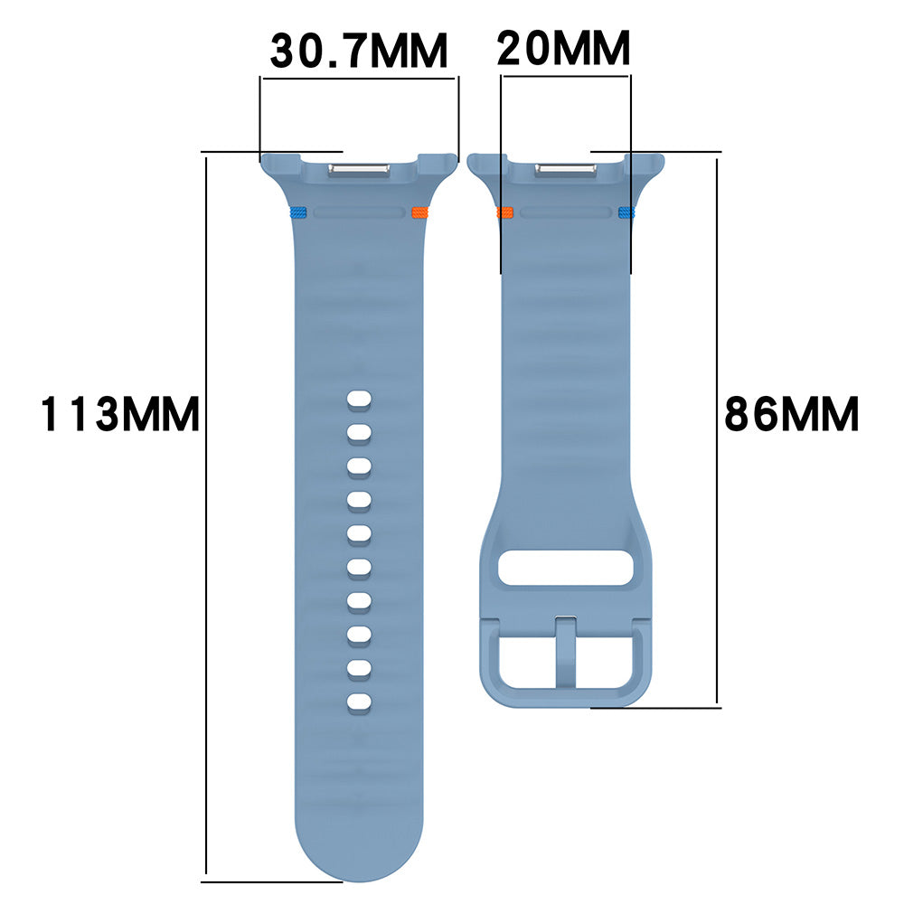 Curea Techsuit W079 pentru Samsung Galaxy Watch 8 Classic / Watch8 44mm / Watch 8 40mm, Verde