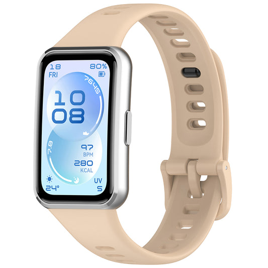 Curea Techsuit W081 pentru Huawei Band 11 / 11 Pro, Bej