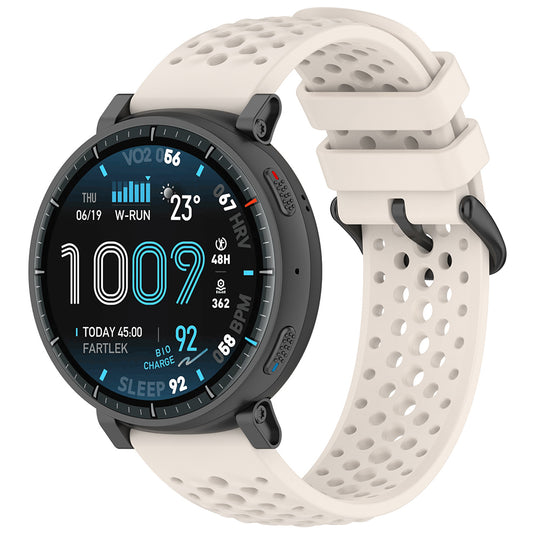 Curea Techsuit W083 pentru Amazfit Watch / Samsung Watch Series, 22mm, Alba