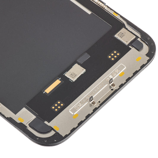 Display cu Touchscreen GX pentru Apple iPhone 12 Pro Max, cu Rama, Versiune OLED IC Movable, Negru