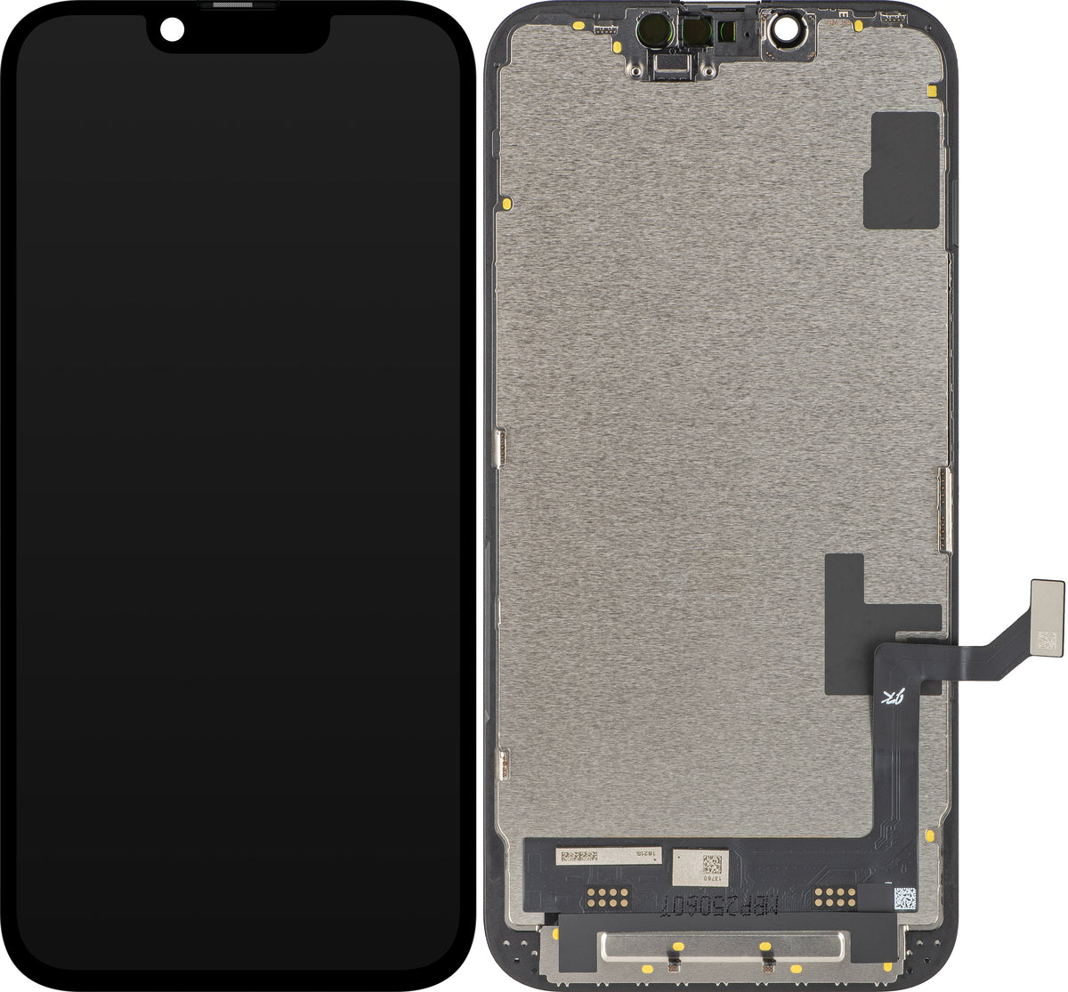 Display cu Touchscreen JK pentru Apple iPhone 17e / 16e, cu Rama, Versiune LCD In-Cell IC Movable, Negru