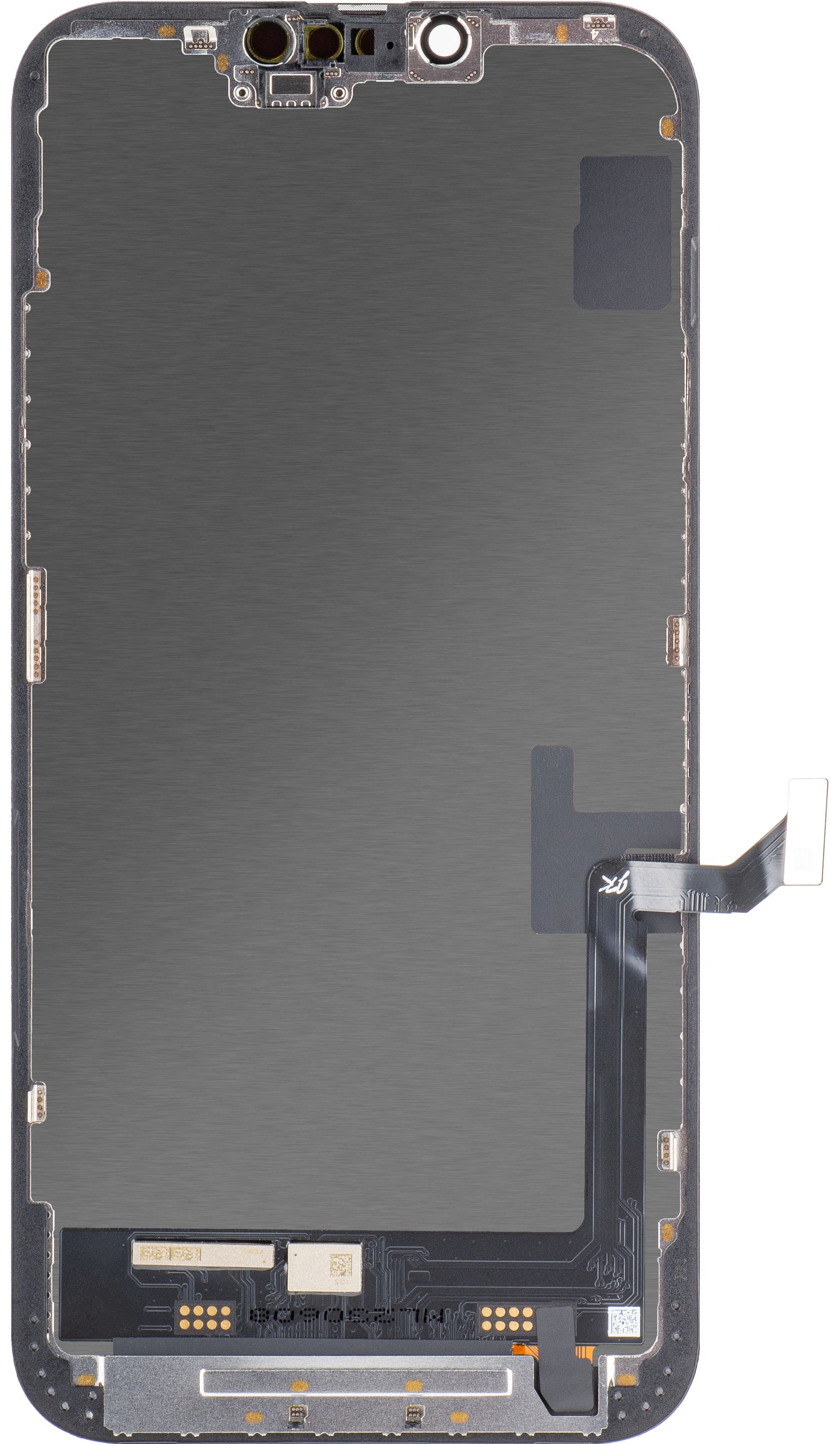 Display cu Touchscreen JK pentru Apple iPhone 14 Plus, cu Rama, Versiune LCD In-Cell IC Movable, Negru