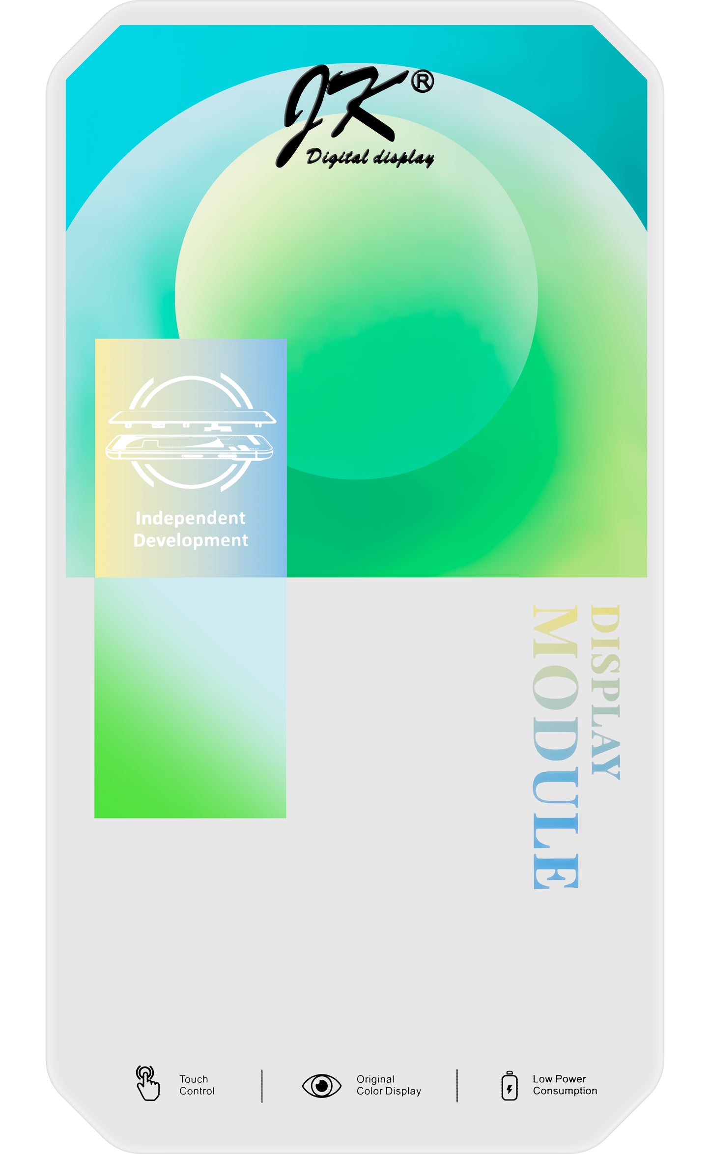 Display cu Touchscreen JK pentru Apple iPhone 13 Pro Max, cu Rama, Versiune LCD In-Cell, Negru