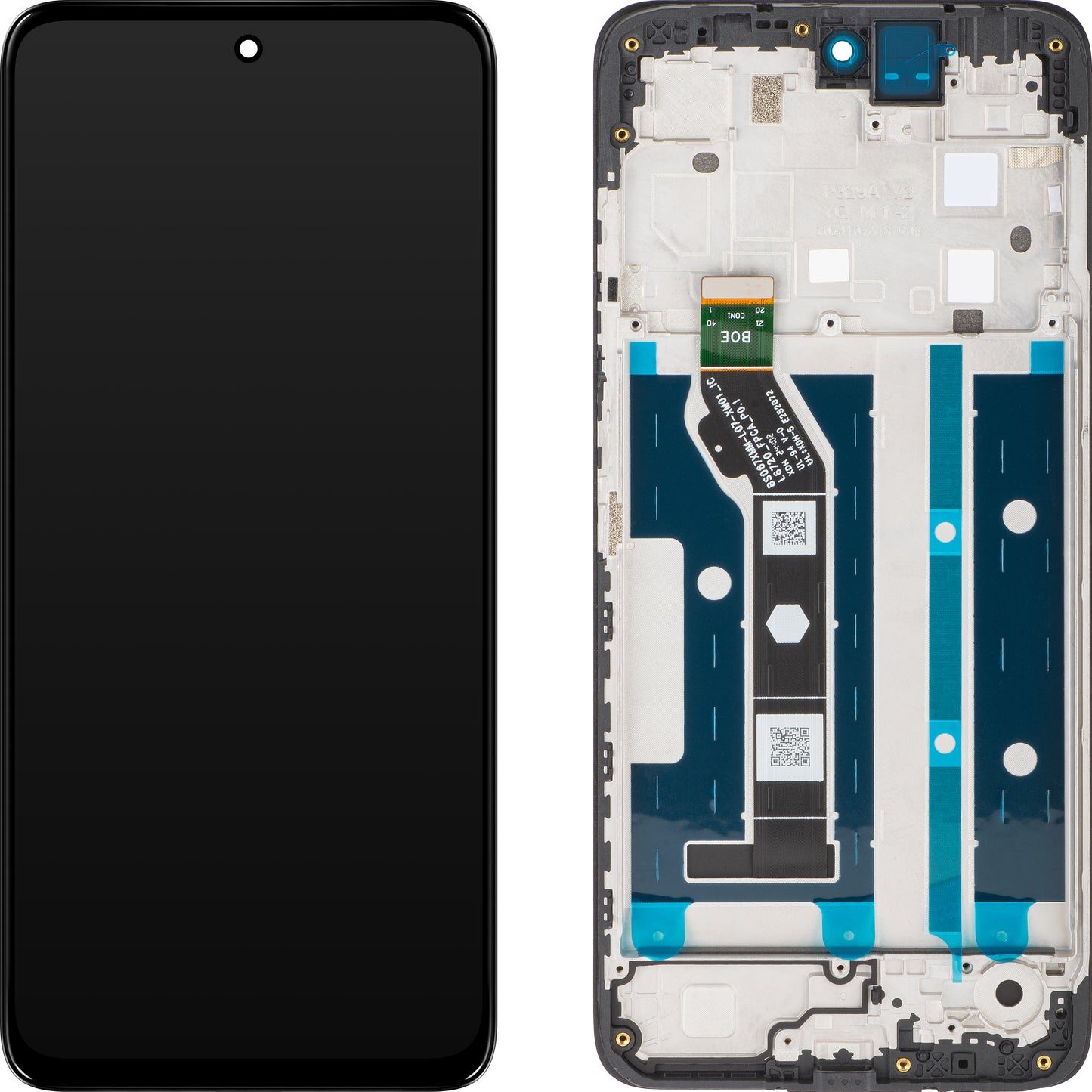 Display cu Touchscreen Motorola Moto G15 / G15 Power, cu Rama, Negru, Swap 5D68C29273