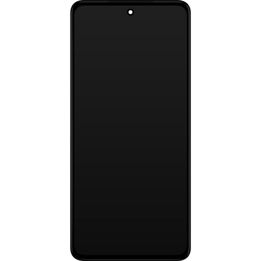 Display cu Touchscreen Motorola Moto G52, cu Rama, Negru, Service Pack 5D68C20495