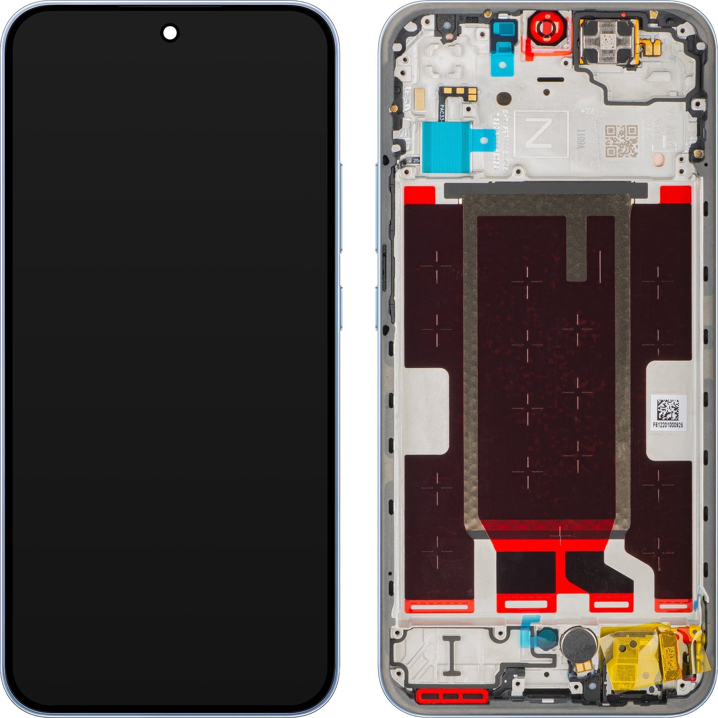 Display cu Touchscreen Oppo Reno15 F, cu Rama, Albastru (Aurora Blue), Service Pack 621029000798