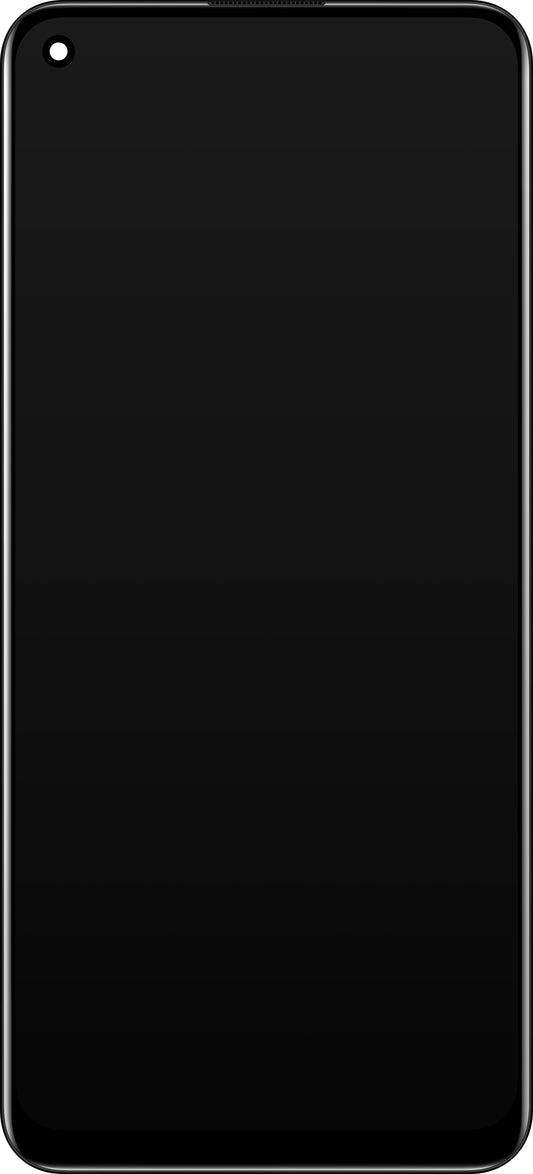 Display cu Touchscreen Oppo Reno5 F / A94 / F19 Pro / Reno5 Lite, cu Rama, Negru, Service Pack 4906763