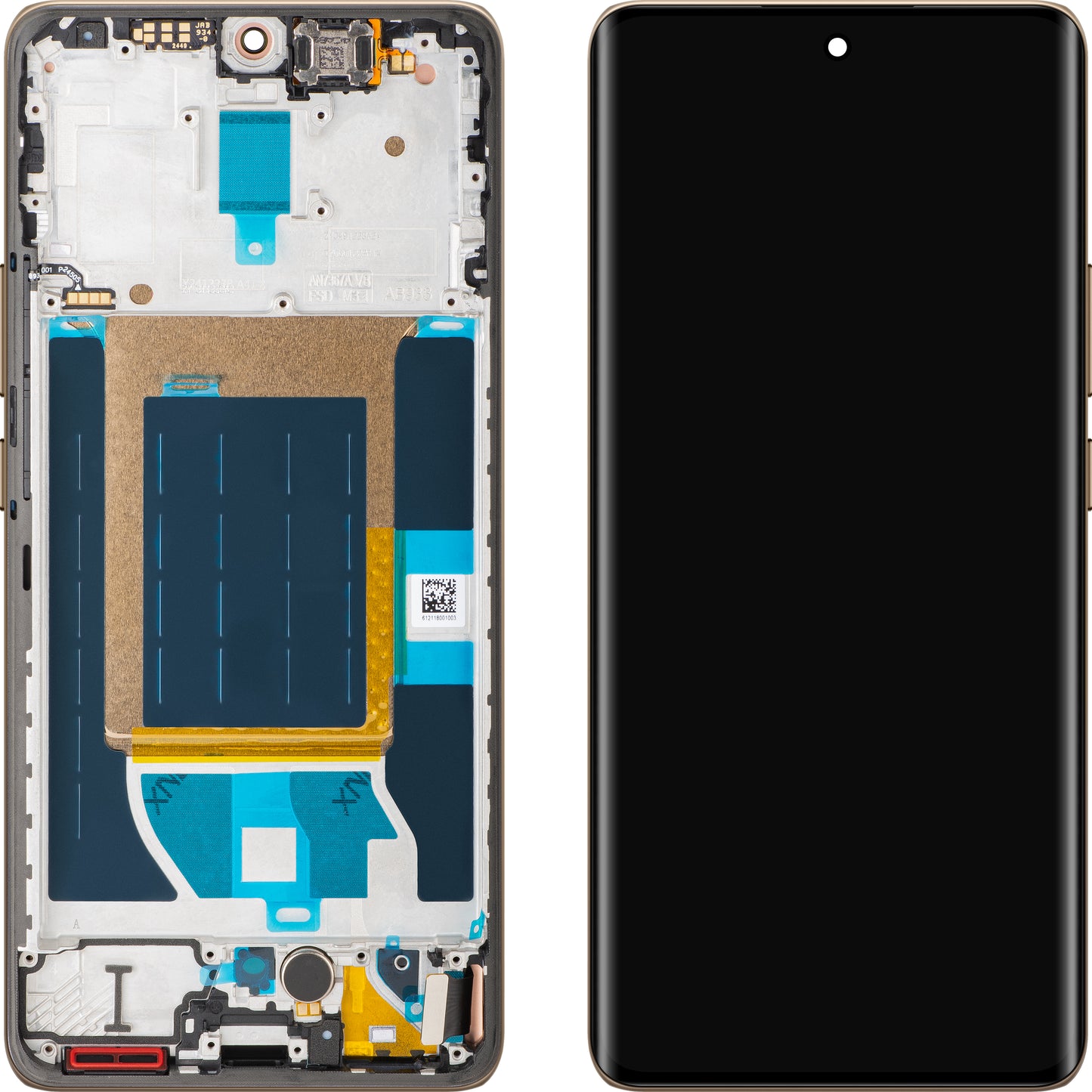 Display cu Touchscreen Realme 14 Pro, cu Rama, Alb (Pearl White), Service Pack 621029000423