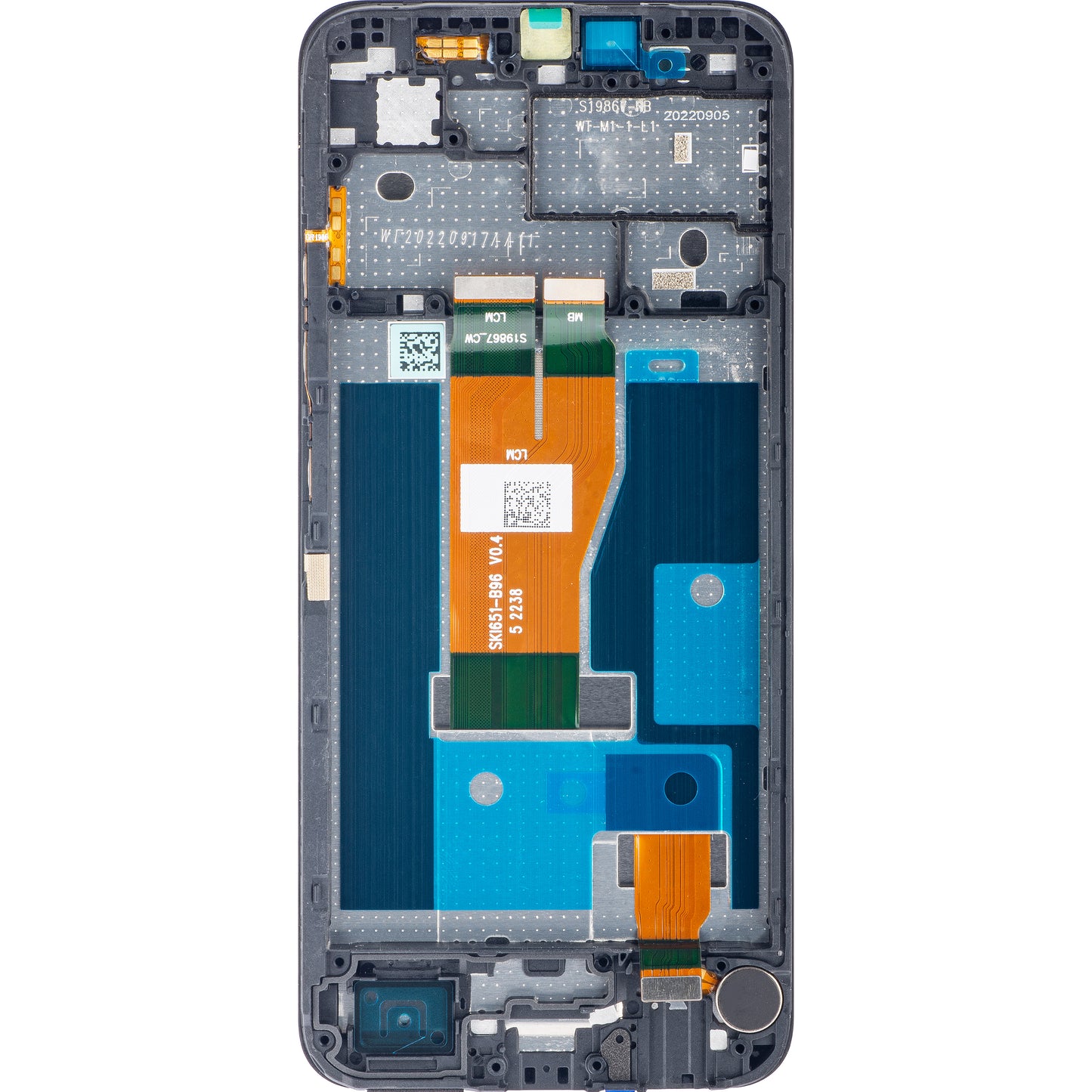 Display cu Touchscreen Realme C33, cu Rama, Negru (Night Sea), Service Pack 4130336