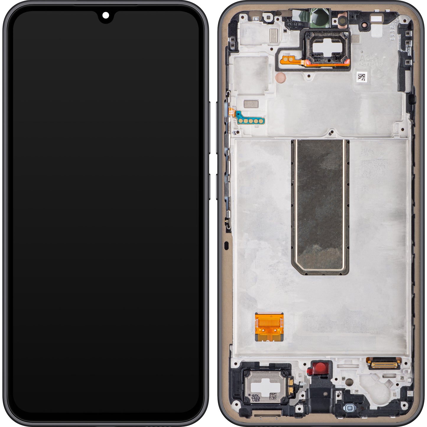 Display cu Touchscreen Samsung Galaxy A34 A346, cu Rama, Negru (Graphite), Service Pack GH82-31200A