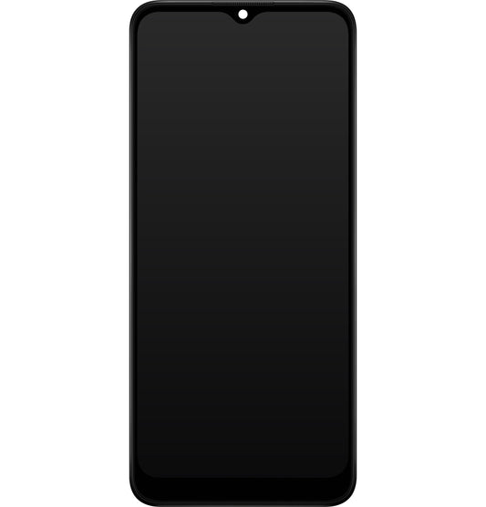 Display cu Touchscreen Samsung Galaxy A03s A037, cu Rama, Versiune G, Negru, Service Pack GH81-21233A