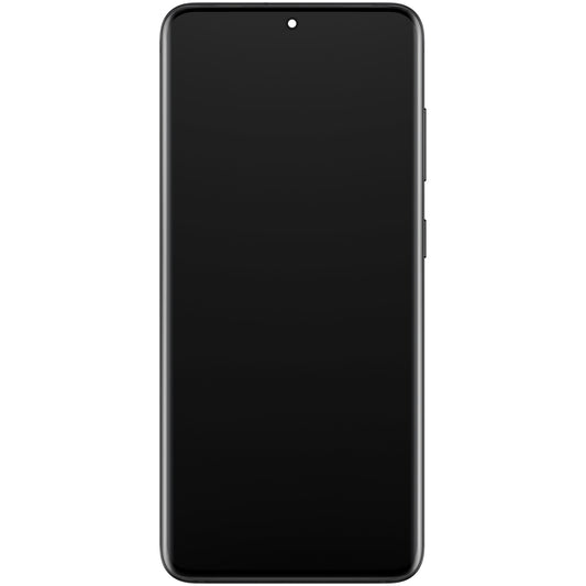 Display cu Touchscreen Samsung Galaxy S20+ 5G G986 / S20+ G985, cu Rama, Negru, Service Pack GH82-31441A