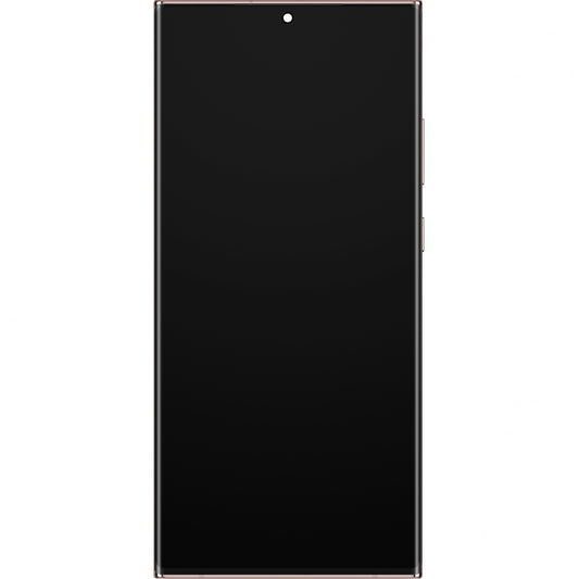 Display cu Touchscreen Samsung Galaxy Note 20 Ultra 5G N986 / Note 20 Ultra N985, cu Rama, Bronz (Mystic Bronze), Service Pack GH82-31453D