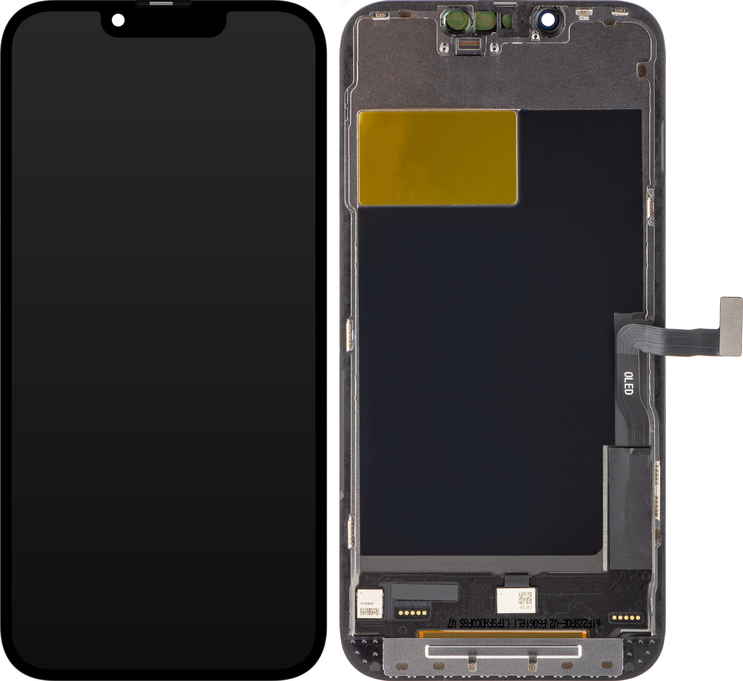 iPhone 13 Pro - Display cu Touchscreen ZY, cu Rama, Versiune LCD In-Cell IC Movable, Negru