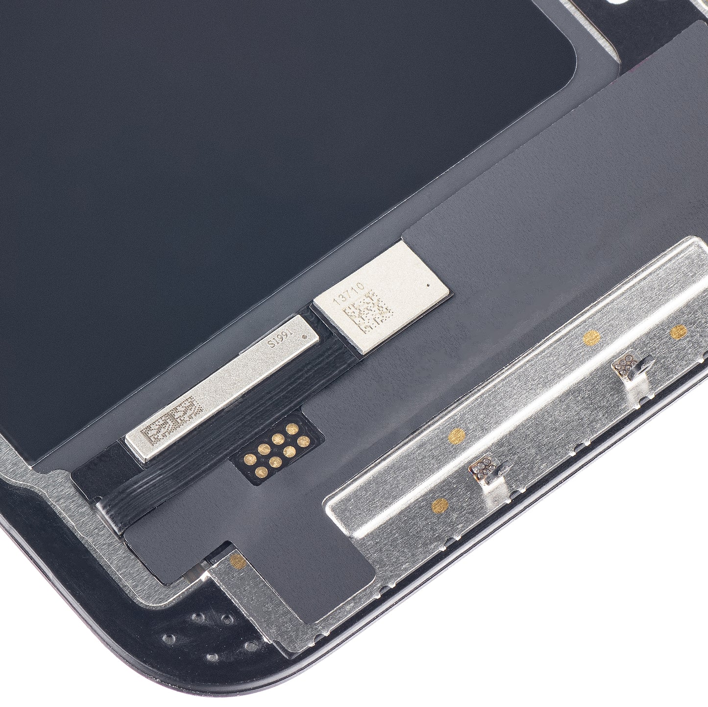 Display cu Touchscreen ZY pentru Apple iPhone 14, cu Rama, Versiune LCD In-Cell IC Movable, Negru