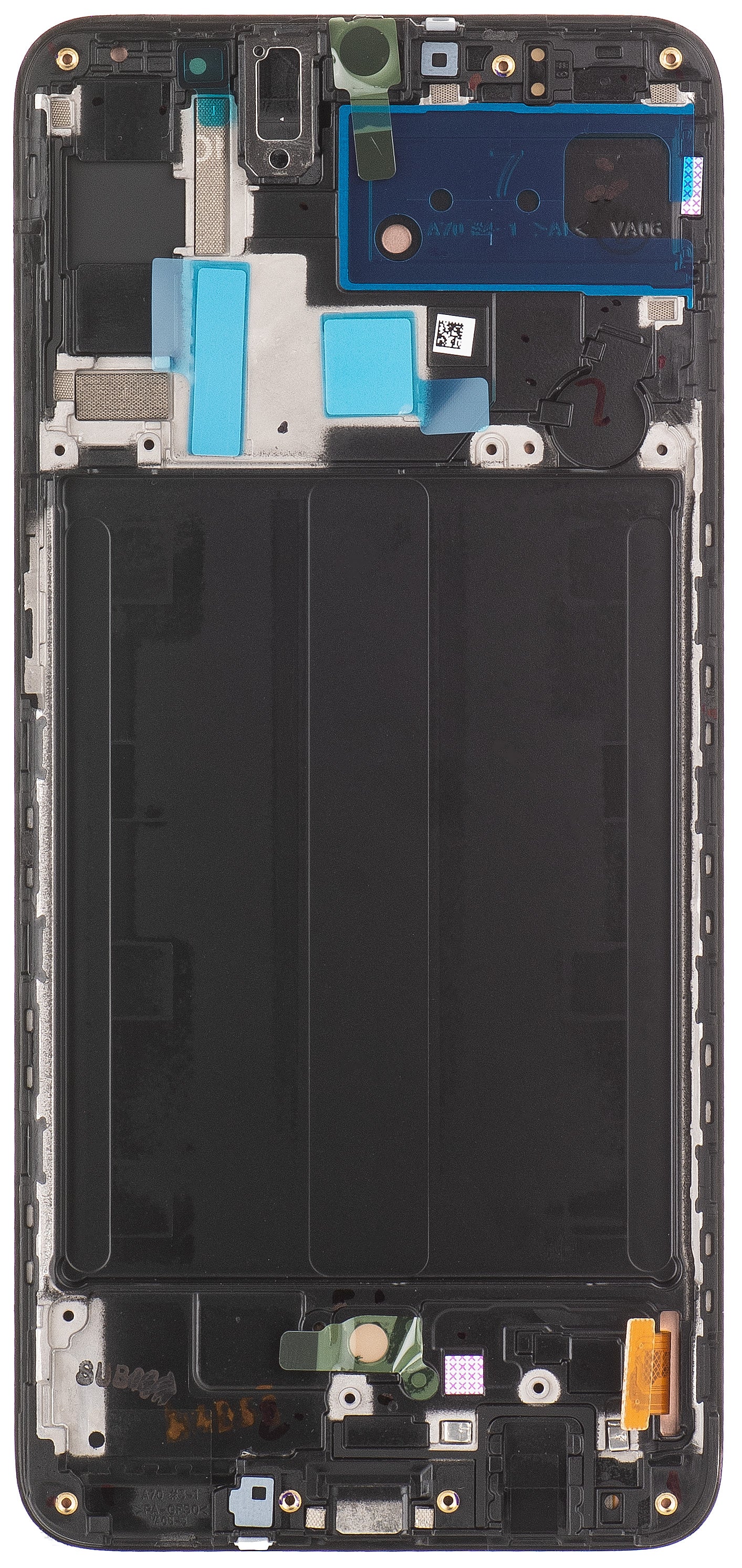 Display cu Touchscreen Samsung Galaxy A70 A705, cu Rama, Negru, Service Pack GH82-19747A