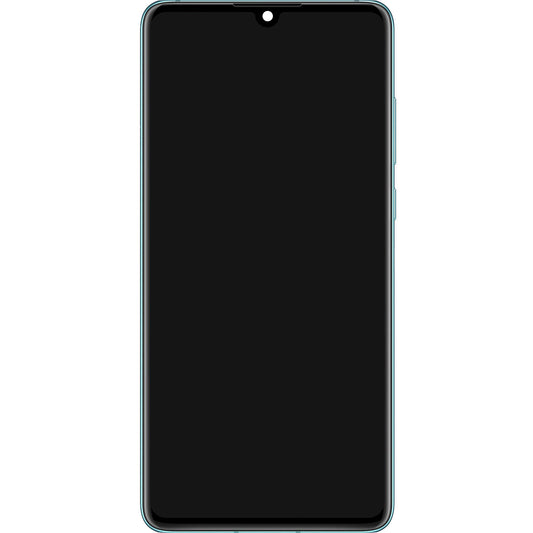 Display cu Touchscreen Huawei P30, cu Rama si Acumulator, Bleu (Breathing Crystal), Service Pack 02354HMF