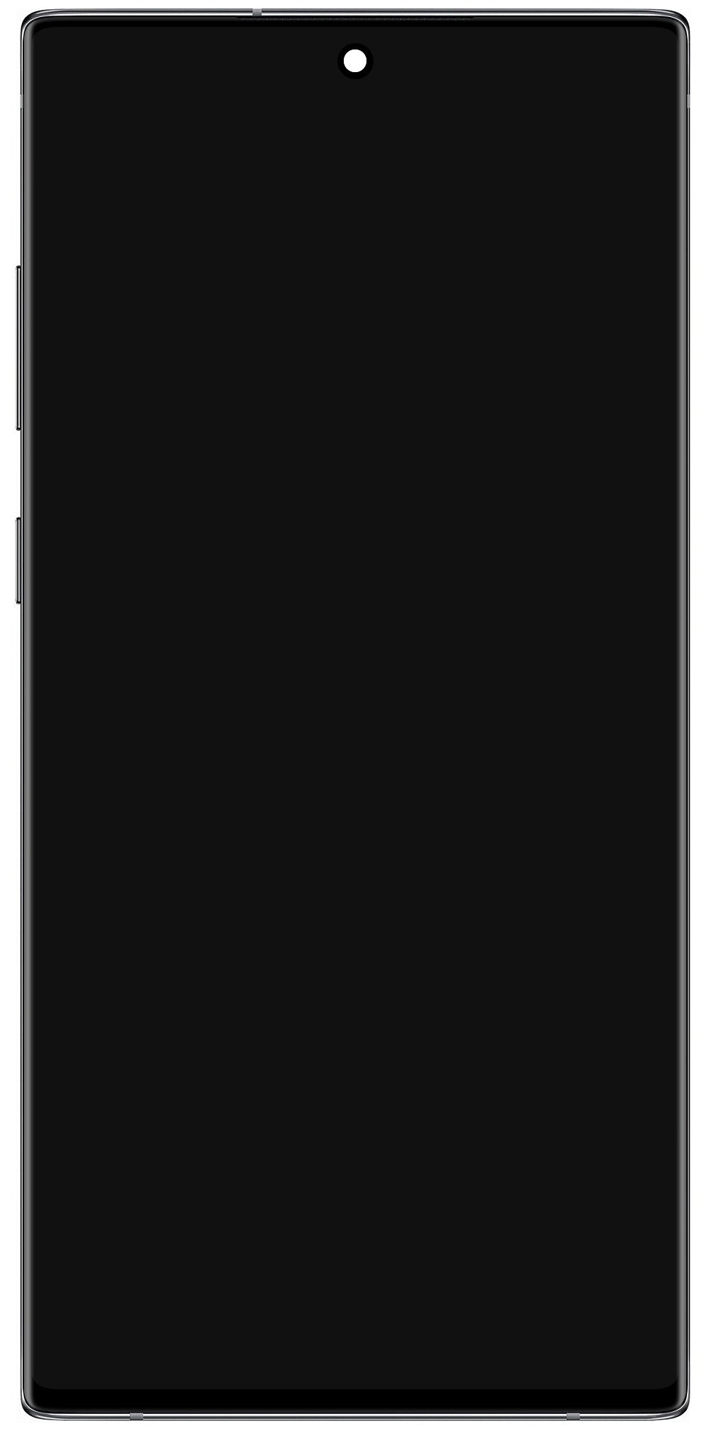 Display cu Touchscreen Samsung Galaxy Note 10+ 5G N976 / Note 10+ N975, cu Rama, Negru (Aura Black), Service Pack GH82-20838A