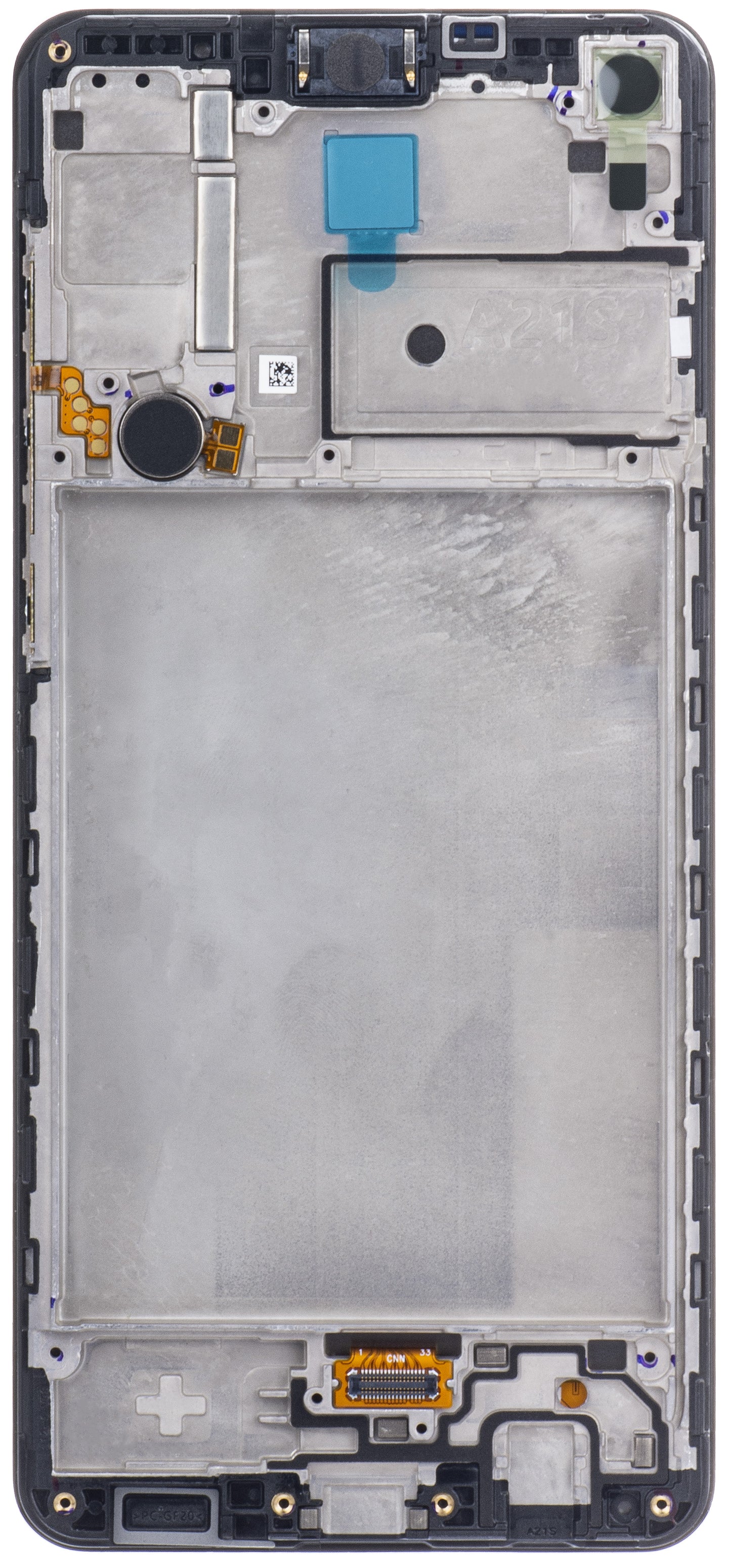 Display cu Touchscreen Samsung Galaxy A21s A217, cu Rama, Negru, Service Pack GH82-22988A