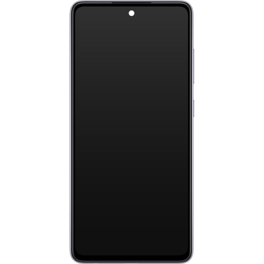 Display cu Touchscreen Samsung Galaxy A52 5G A526 / A52 A525, cu Rama, Violet, Service Pack GH82-25524C