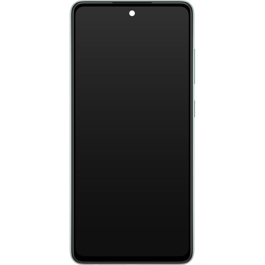 Display cu Touchscreen Samsung Galaxy A52s 5G A528, cu Rama, Verde, Service Pack GH82-26861E