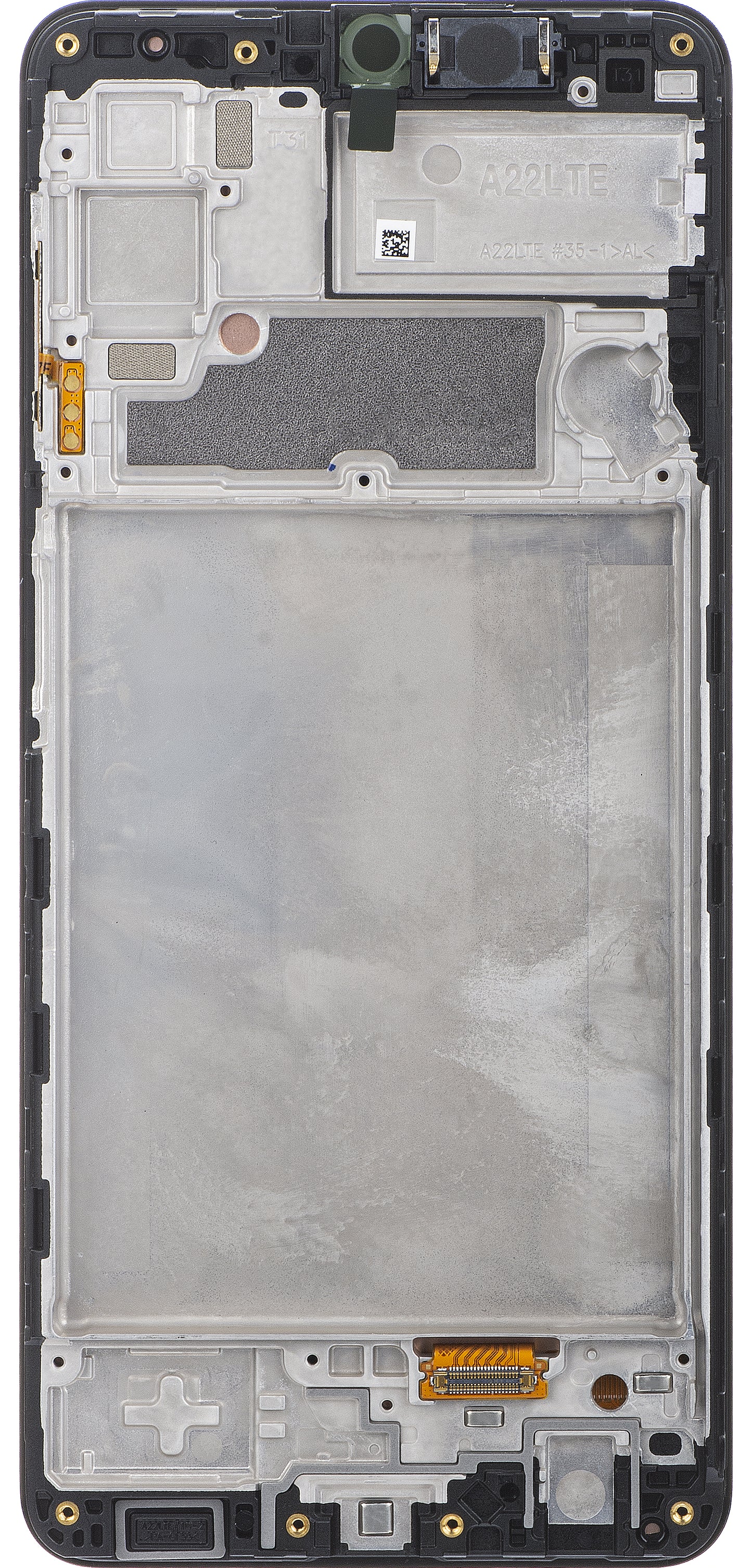 Display cu Touchscreen Samsung Galaxy A22 A225, cu Rama, Negru, Service Pack GH82-25944A