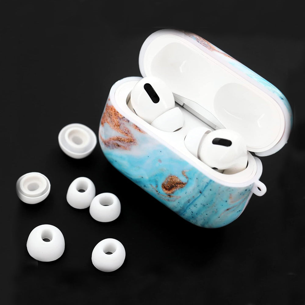 Dopuri Techsuit ET2 pentru Apple AirPods Pro 3, Marime XS / S / L, Albe