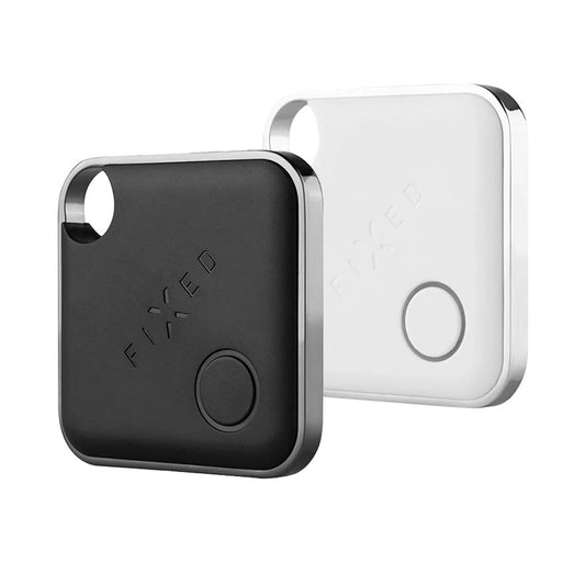 Fixed SmartTag Duo pentru iOS, Set 2 Bucati, Alb / Negru