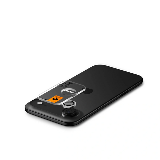 Folie de protectie Camera Spate Spigen GlastR EZ FIT Optik Pro pentru Apple iPhone 17 Air, Sticla Securizata, Argintie